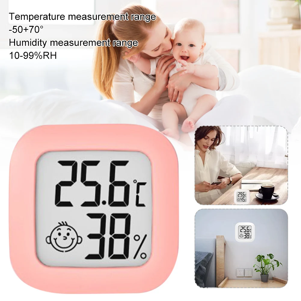 Mini Thermometer Hygrometer with LCD Display Indoor Room Electronic Temperature Humidity Meter Sensor Gauge for Home
Mini Thermometer Hygrometer with LCD Display Indoor Room Electronic Temperature Humidity Meter Sensor Gauge for Home