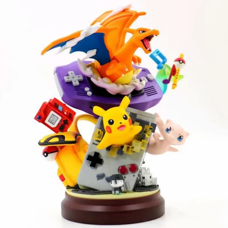 

New Anime Pokemon Pikachu Charizard Mew Mainan Model Koleksi Tokoh Pvc Figure Collectible Toy Kwaii Boys Girls Present Kids Gift