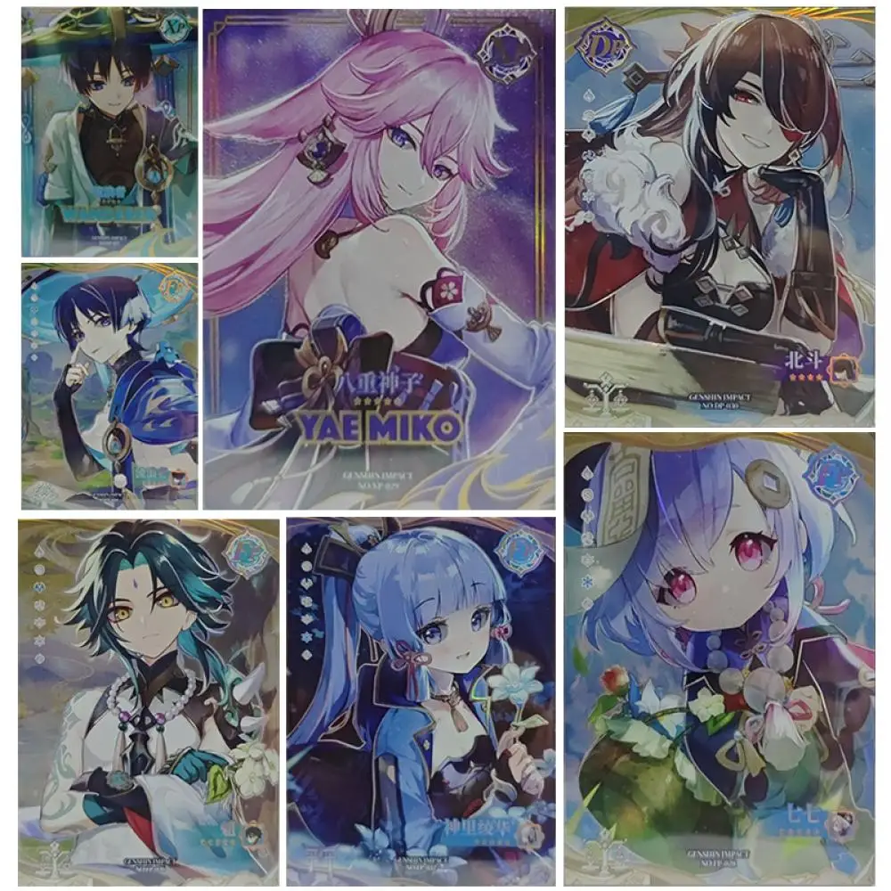 Аниме Genshin Impact Diona Katzlein Qiqi Yelan Kamisato Ayaka Wanderer Beidou коллекционная карточка детские игрушки Настольная Игра карточка
Аниме Genshin Impact Diona Katzlein Qiqi Yelan Kamisato Ayaka Wanderer Beidou коллекционная карточка детские игрушки Настольная Игра карточка