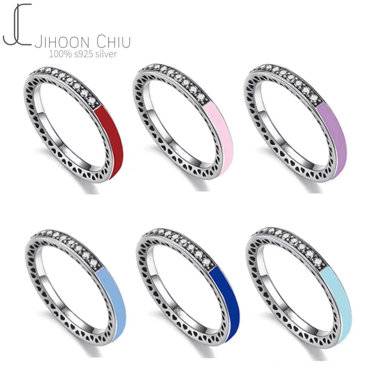 Fit Original luxury Real 925 Sterling Silver authentic pan ring For Women Radiant Heart couple rings DIY fashion wedding Jewelry
Fit Original luxury Real 925 Sterling Silver authentic pan ring For Women Radiant Heart couple rings DIY fashion wedding Jewelry