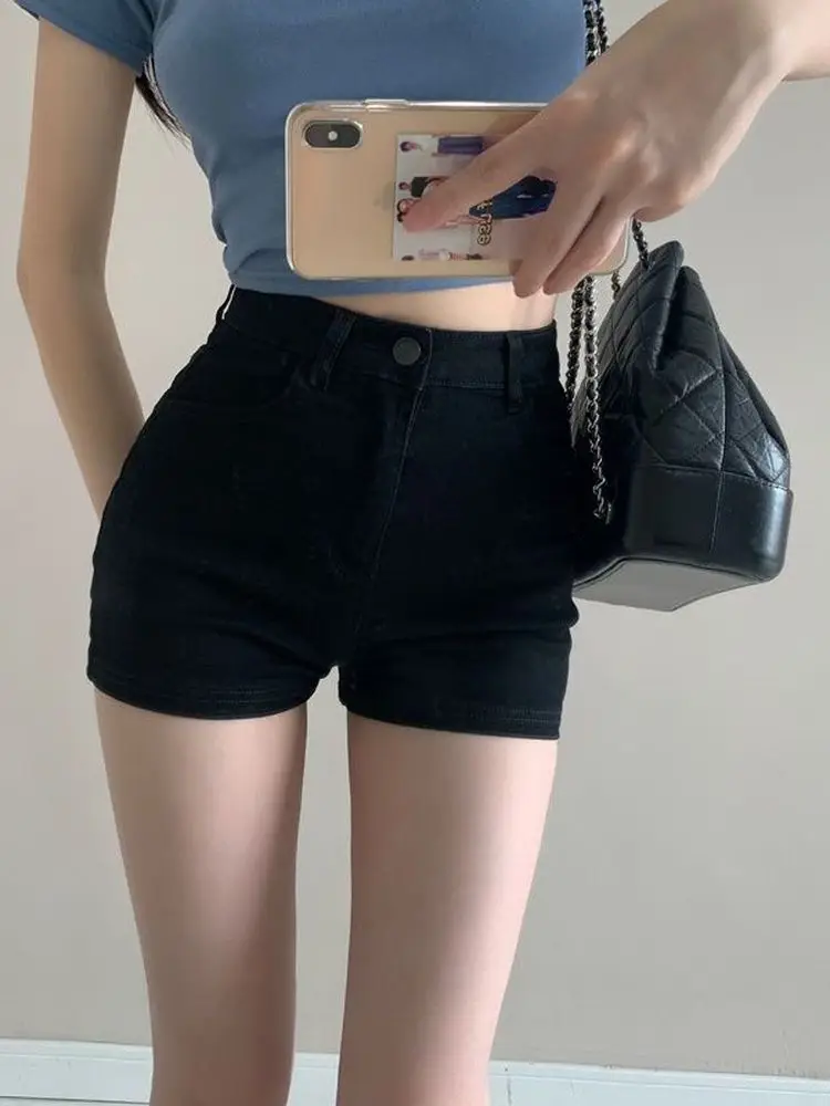 Skateboard Sports Shorts Female Tight High Waist Hip-lifting Pants High Buttocks Sexy Fitness Legging for Women Black Gym Shorts
Skateboard Sports Shorts Female Tight High Waist Hip-lifting Pants High Buttocks Sexy Fitness Legging for Women Black Gym Shorts