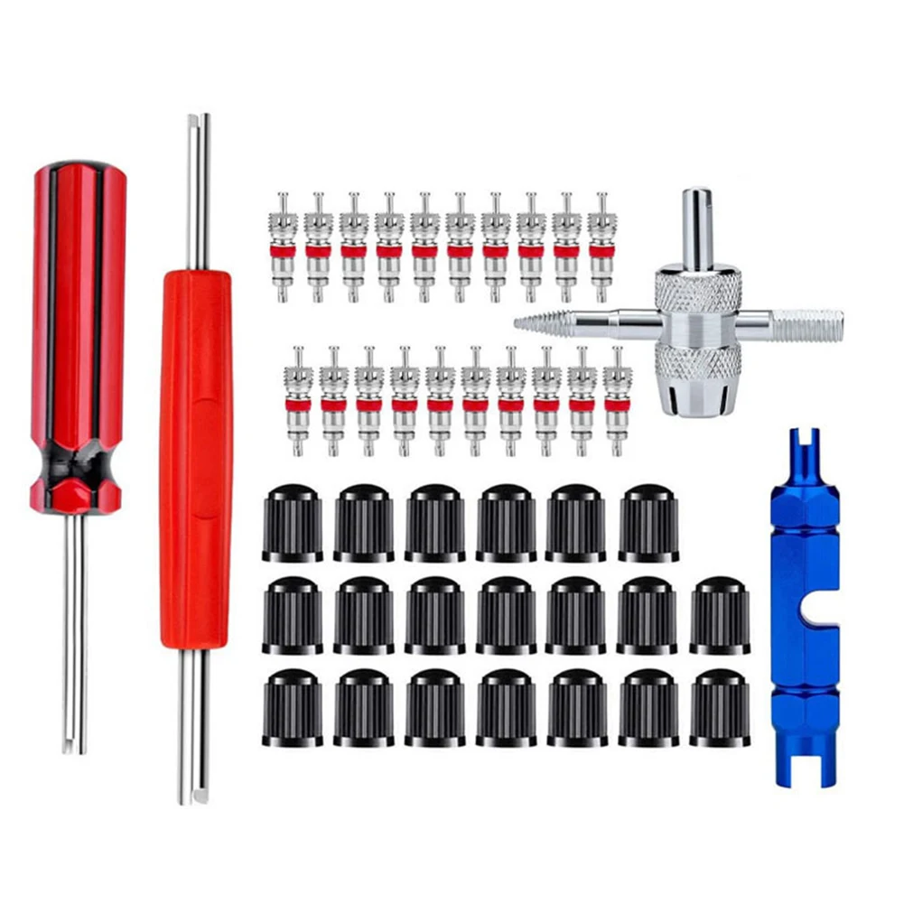 Efficient and Durable 44PC Tire Valve Stem Tool Set Snap In Valve Installation and Removal for Cars and Trucks
Efficient and Durable 44PC Tire Valve Stem Tool Set Snap In Valve Installation and Removal for Cars and Trucks