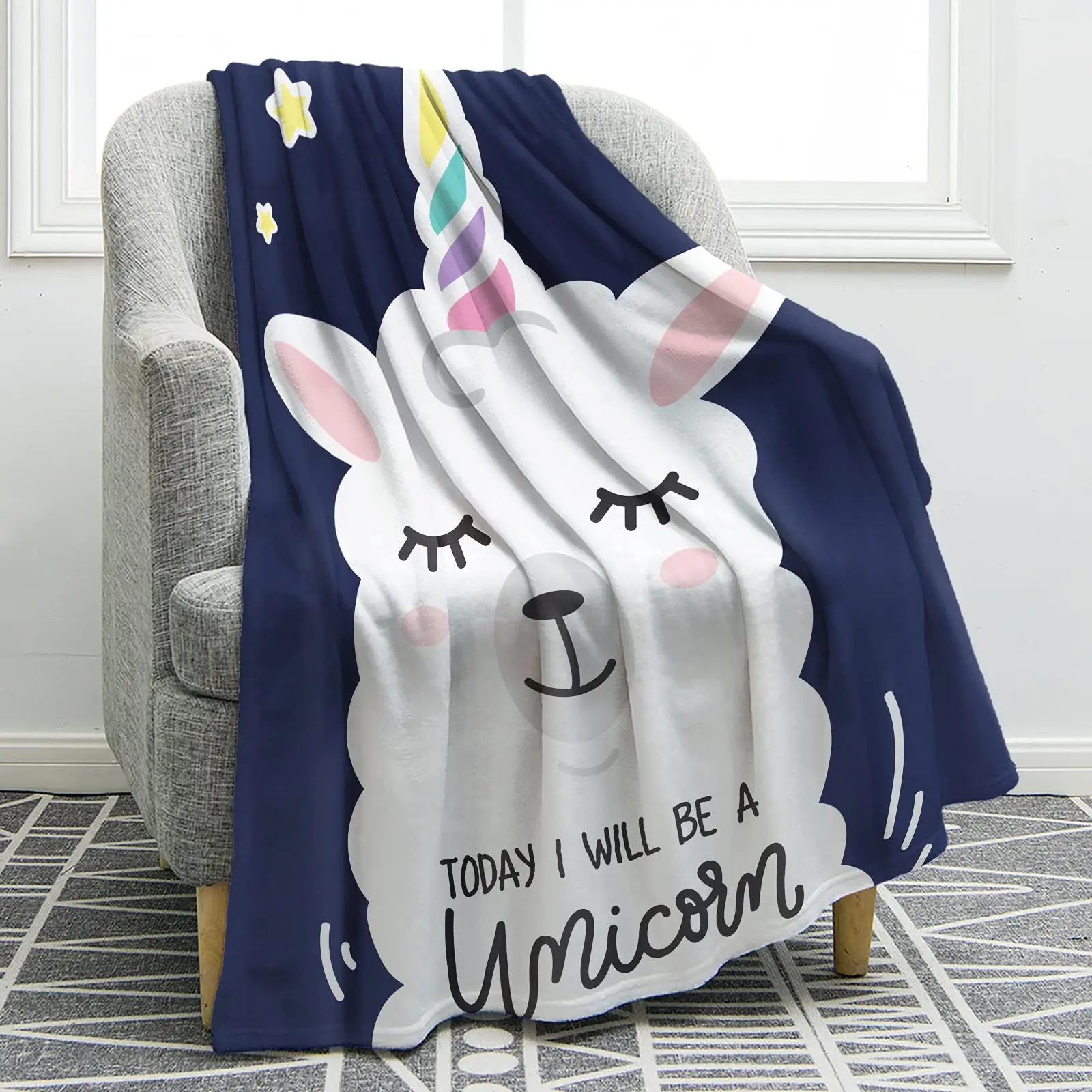 Cute Unicorn Alpaca Llama Cartoon Blanket Flannel Fluffy Soft Warm Throw Blankets Nap Bedding Kids Girls Adult for Birthday Gift 
Cute Unicorn Alpaca Llama Cartoon Blanket Flannel Fluffy Soft Warm Throw Blankets Nap Bedding Kids Girls Adult for Birthday Gift