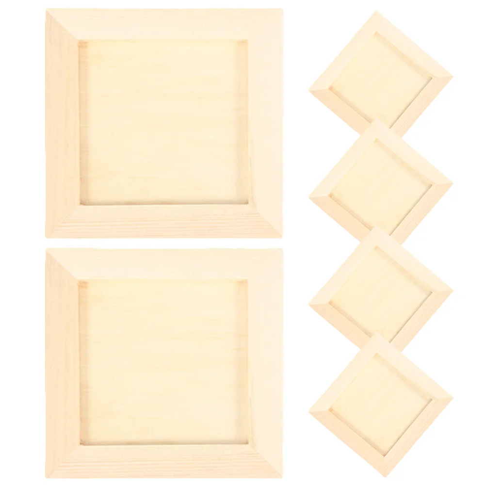 6Pcs Kids Picture Frames Unfinished Picture Frames Wood Photo Frames Wooden Picture Frame Wood Frame for Crafting 
6Pcs Kids Picture Frames Unfinished Picture Frames Wood Photo Frames Wooden Picture Frame Wood Frame for Crafting