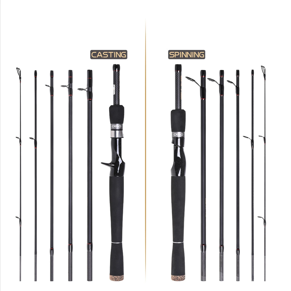 Multi-Section Ultra-Short Lure Rod Straight Fishing Rod Telescopic Ultra-light Hard Pole for Stream Freshwater
Multi-Section Ultra-Short Lure Rod Straight Fishing Rod Telescopic Ultra-light Hard Pole for Stream Freshwater