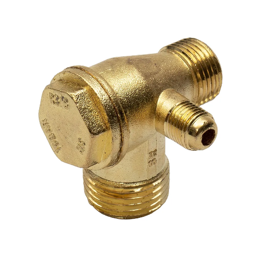 3 Port Check Valve Brass Male Thread Check Valve Connector Tool For Air Compressor 20*16*10 Connector Joint Adapter
3 Port Check Valve Brass Male Thread Check Valve Connector Tool For Air Compressor 20*16*10 Connector Joint Adapter