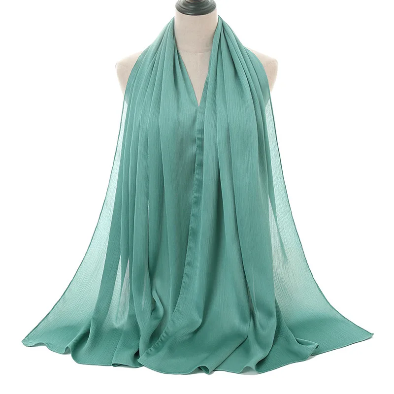2022 Women Scarves Shawls 180*75CM Multi Colors Plain Chiffon Hijab Scarf Muslim Long Soft Solid Chiffon Scarf
2022 Women Scarves Shawls 180*75CM Multi Colors Plain Chiffon Hijab Scarf Muslim Long Soft Solid Chiffon Scarf