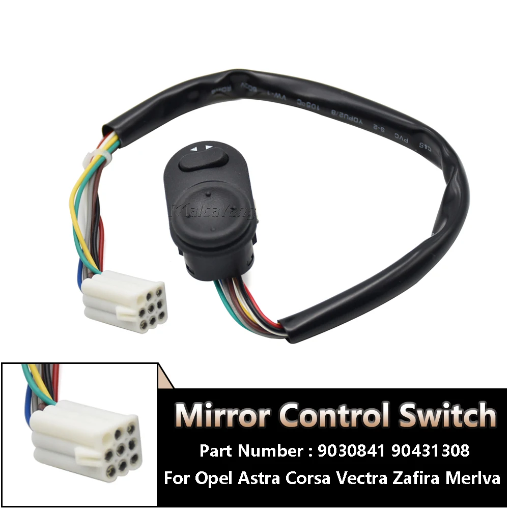 

Rear Mirror Switch For Opel General Motor Astra Corsa Vectra Zafira Merlva Car Accessories 9030841 90431308