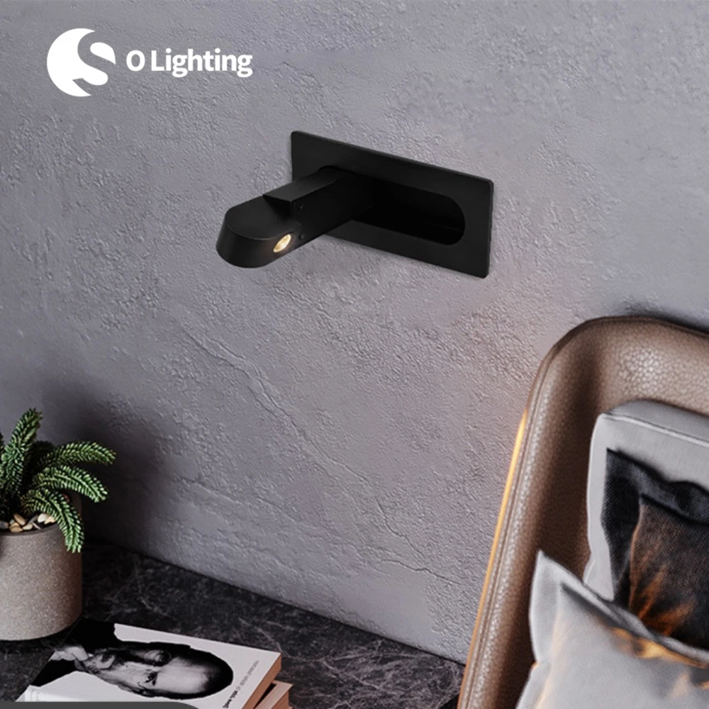 Embedded Hotel Guest Bedroom Study with Rotatable Bedside Reading Head Decoration Simple Creative Wall Lamp
Embedded Hotel Guest Bedroom Study with Rotatable Bedside Reading Head Decoration Simple Creative Wall Lamp