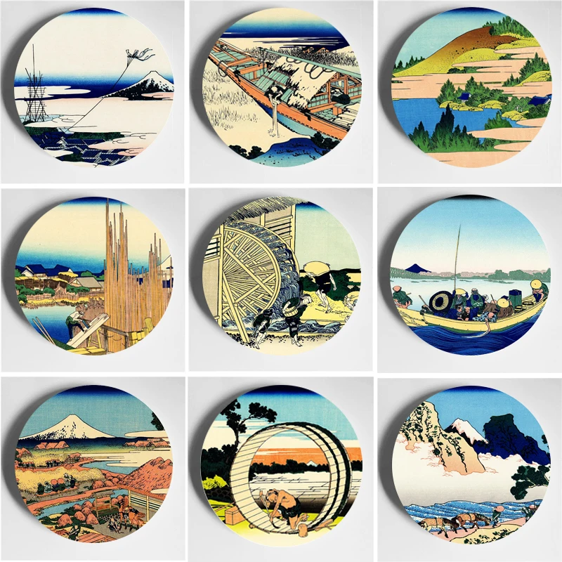 Декоративная тарелка Tomitake Zesendertig Koning художественная тарелка Katsushika Hokusai Ukiyo-e керамический фон для домашнего бара в студии
Декоративная тарелка Tomitake Zesendertig Koning художественная тарелка Katsushika Hokusai Ukiyo-e керамический фон для домашнего бара в студии