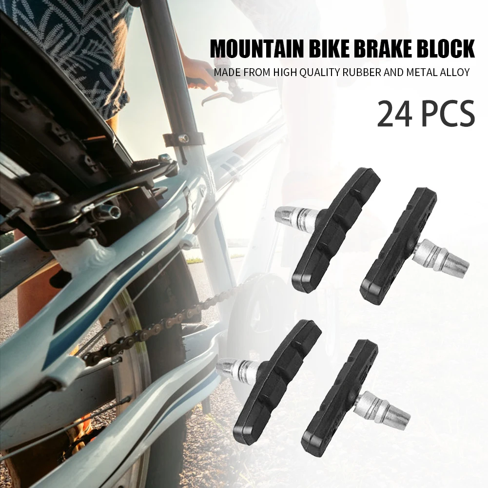 24pcs MTB Bike Brake Shoes For V-Brake Symmetrical 70mm Bicycle Brake Pads For-Shimano V Brake Holder Cycling Accessories Part
24pcs MTB Bike Brake Shoes For V-Brake Symmetrical 70mm Bicycle Brake Pads For-Shimano V Brake Holder Cycling Accessories Part
