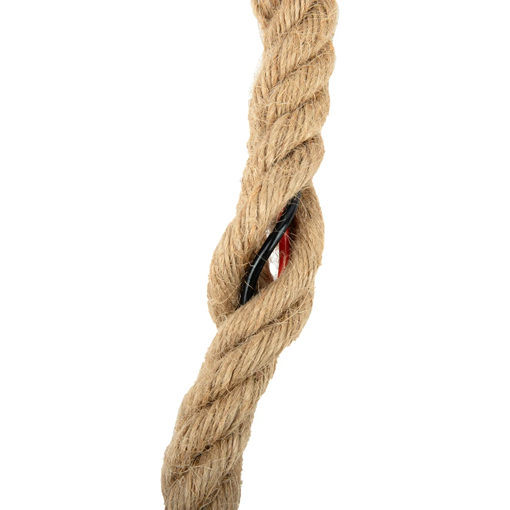 Triple E27 Hemp Rope Chandelier Industrial Style Lighting with Rustic Appeal DIY Decoration Retro Decorations for Homes and Bars
Triple E27 Hemp Rope Chandelier Industrial Style Lighting with Rustic Appeal DIY Decoration Retro Decorations for Homes and Bars