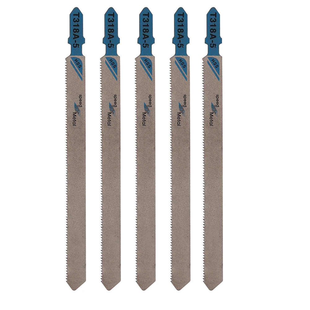5pcs 132mm T318A T-shank Jig Saw Blade Set Assorted Metal Steel Jigsaw Blade Fitting For Metal Plastic Wood Cutting Tools
5pcs 132mm T318A T-shank Jig Saw Blade Set Assorted Metal Steel Jigsaw Blade Fitting For Metal Plastic Wood Cutting Tools