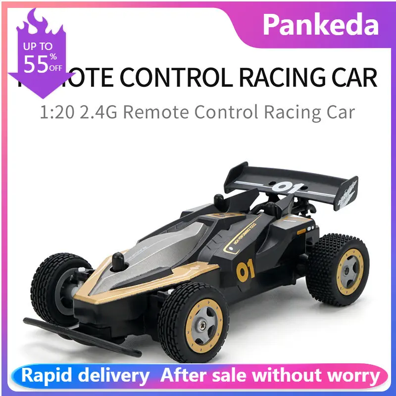 

1:20 RC Car Remote Control Cars 20KM/H 2.4GHz RC Racing Car 2WD Off Road RC Buggy Climbing Stunt High Speed Car Racing Toy Gifts