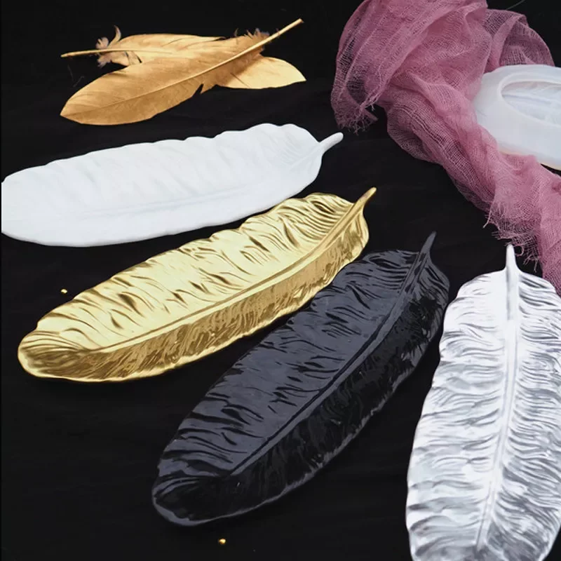 Feather Shape Silicone Mould Storage Box Resin Mold Epoxy Resin Mold for Diy Art Carfts Jewelry Making Resin Mold
Feather Shape Silicone Mould Storage Box Resin Mold Epoxy Resin Mold for Diy Art Carfts Jewelry Making Resin Mold