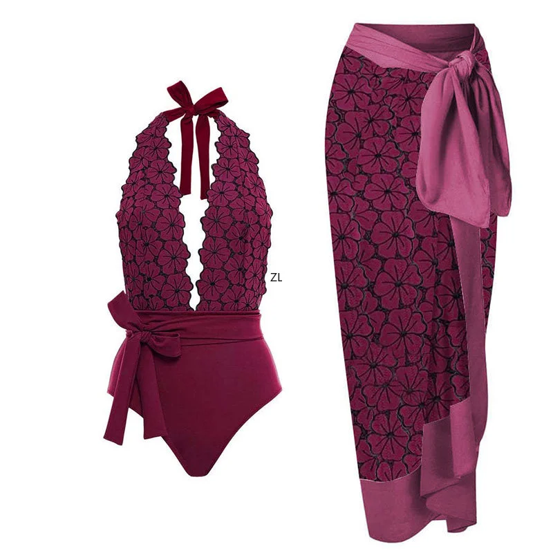 2023 One Piece Swimsuit Cover Up Women Bowknot Swimwear Skirt Retro Holiday Brazilian Monokini Beach Dress Pareos De Playa Mujer
2023 One Piece Swimsuit Cover Up Women Bowknot Swimwear Skirt Retro Holiday Brazilian Monokini Beach Dress Pareos De Playa Mujer