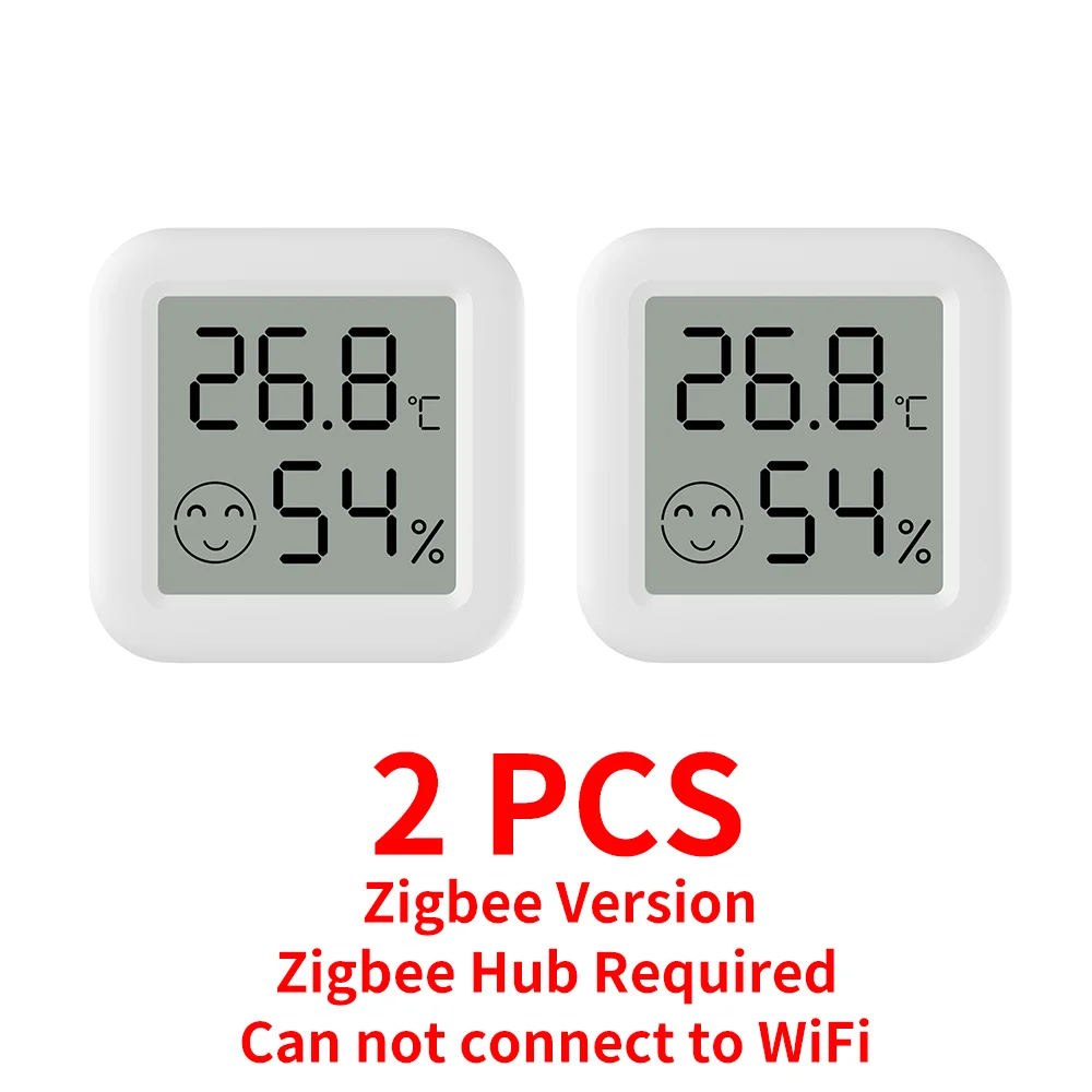 Датчик температуры и влажности Tuya Zigbee 3.0 ZTH03
Датчик температуры и влажности Tuya Zigbee 3.0 ZTH03