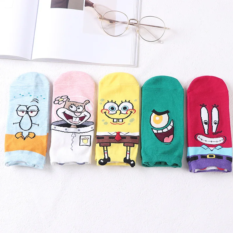 2022 Happy Funny Cassual Women Socks SpongeBob Cartoon Boat Socks Anime Cotton Ankle Socks Kawaii Summer Girl Cute Socks 35-40
2022 Happy Funny Cassual Women Socks SpongeBob Cartoon Boat Socks Anime Cotton Ankle Socks Kawaii Summer Girl Cute Socks 35-40