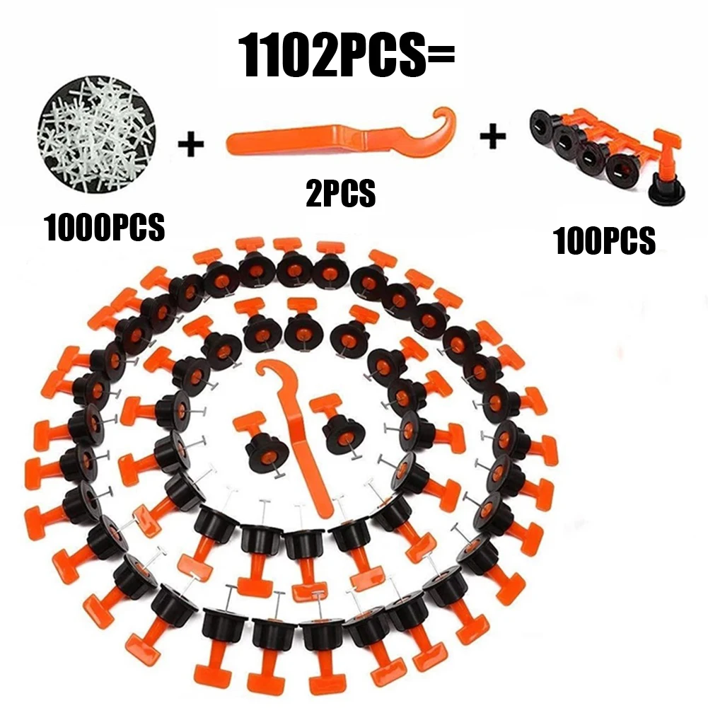 1102* Reusable Tile Leveling System Wall Floor Tile Leveler Spacers With Wrench For Construction Tools Accessories
1102* Reusable Tile Leveling System Wall Floor Tile Leveler Spacers With Wrench For Construction Tools Accessories