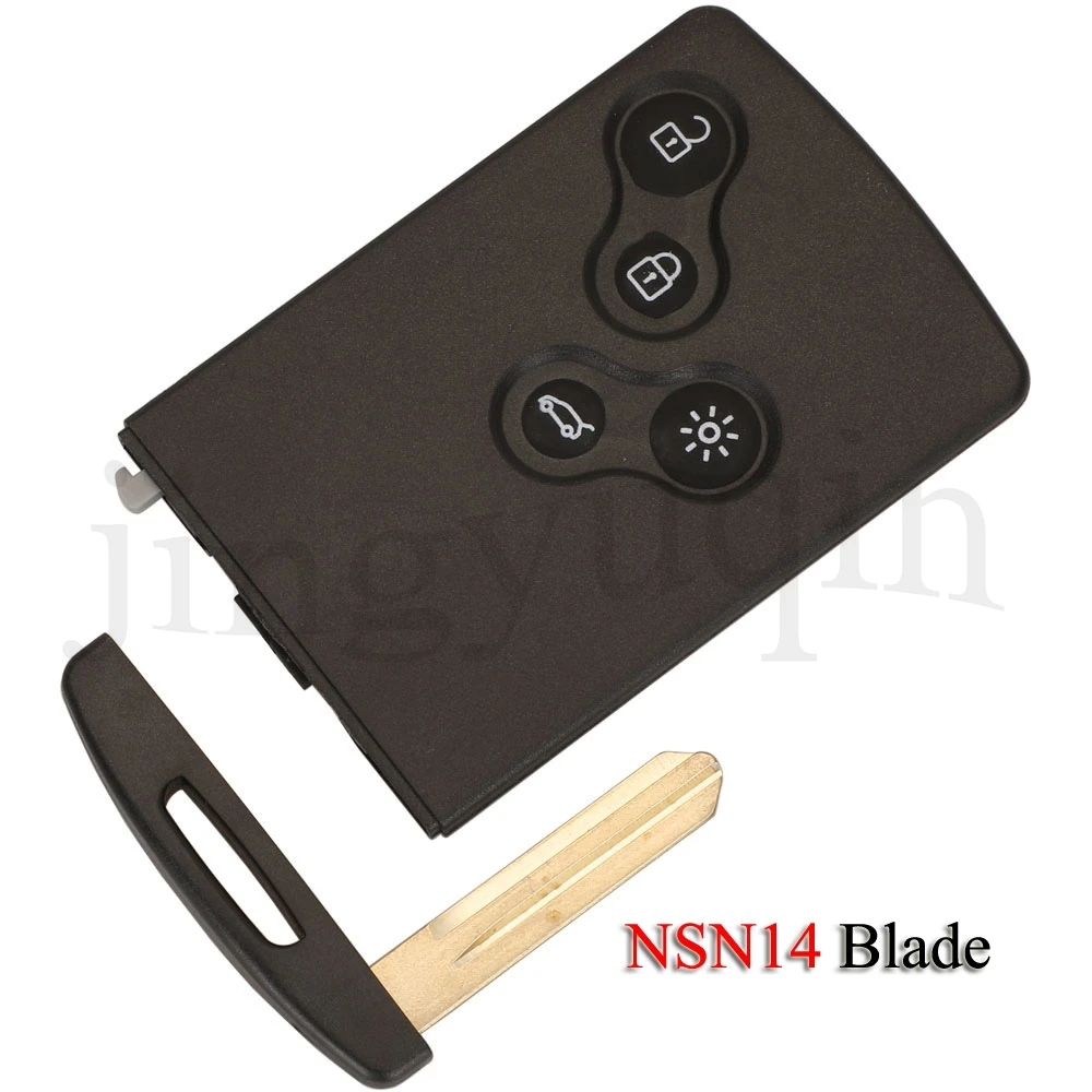 Корпус для смарт-ключа от jingyuqin для Renault Clio Megane Laguna Scenic Koleos Kaptur Fluence, 4 кнопки, замена корпуса ключа
Корпус для смарт-ключа от jingyuqin для Renault Clio Megane Laguna Scenic Koleos Kaptur Fluence, 4 кнопки, замена корпуса ключа