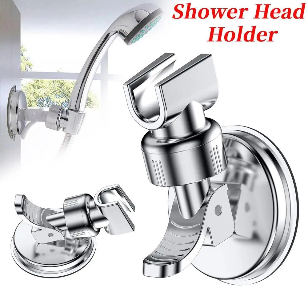 Shower Holder Suction Cup Holder 360° Adjustable Showerhead Holder Plating Shower Rail Head Holder Bathroom Wall Mount Bracket
Shower Holder Suction Cup Holder 360° Adjustable Showerhead Holder Plating Shower Rail Head Holder Bathroom Wall Mount Bracket