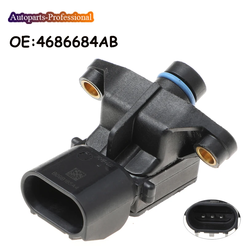 

MAP Manifold Absolute Boost Pressure Sensor For Chrysler Pt Cruiser Voyager Town Country Dodge Ram 1500 Viper Caravan 4686684AB