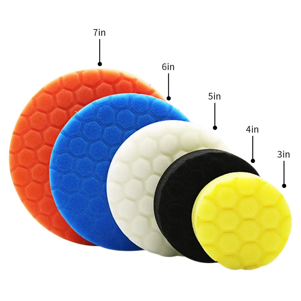 5pcs 3/4/5/6/7Inch Buffing Sponge Polishing Pad Hand Tool Kit for Car Polisher Compound Polishing Car Beauty Polishing Tool Set
5pcs 3/4/5/6/7Inch Buffing Sponge Polishing Pad Hand Tool Kit for Car Polisher Compound Polishing Car Beauty Polishing Tool Set