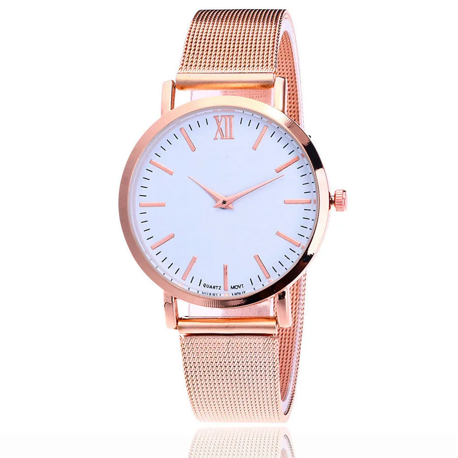 Fashion Women's Watches Luxury Rose Gold Stainless Steel Simple Dial High Quality Female Quartz Wrist Watches Relogio Feminino
Fashion Women's Watches Luxury Rose Gold Stainless Steel Simple Dial High Quality Female Quartz Wrist Watches Relogio Feminino