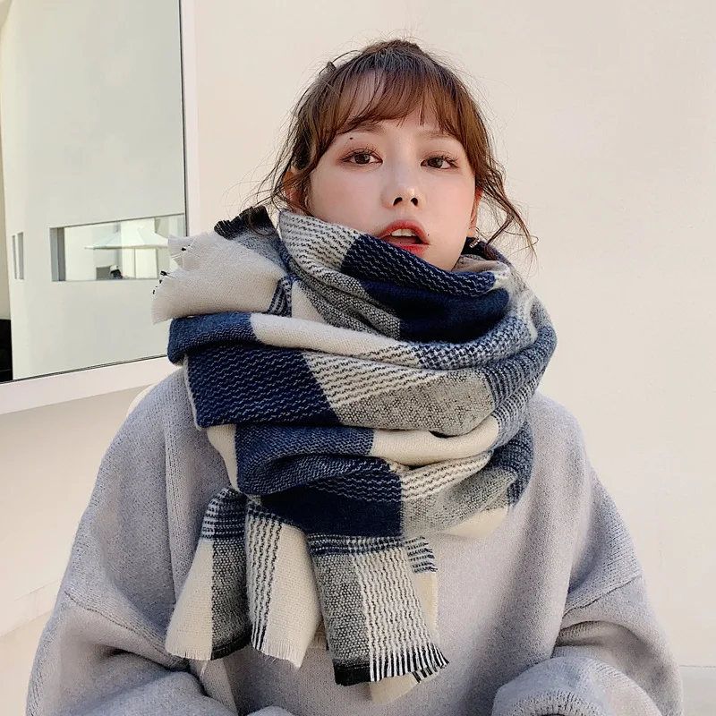 2021 Scarf Female Winter Korean Version Wild Autumn Imitation Cashmere Plaid Scarf Thickened Warmth Student Couple Shawl
2021 Scarf Female Winter Korean Version Wild Autumn Imitation Cashmere Plaid Scarf Thickened Warmth Student Couple Shawl