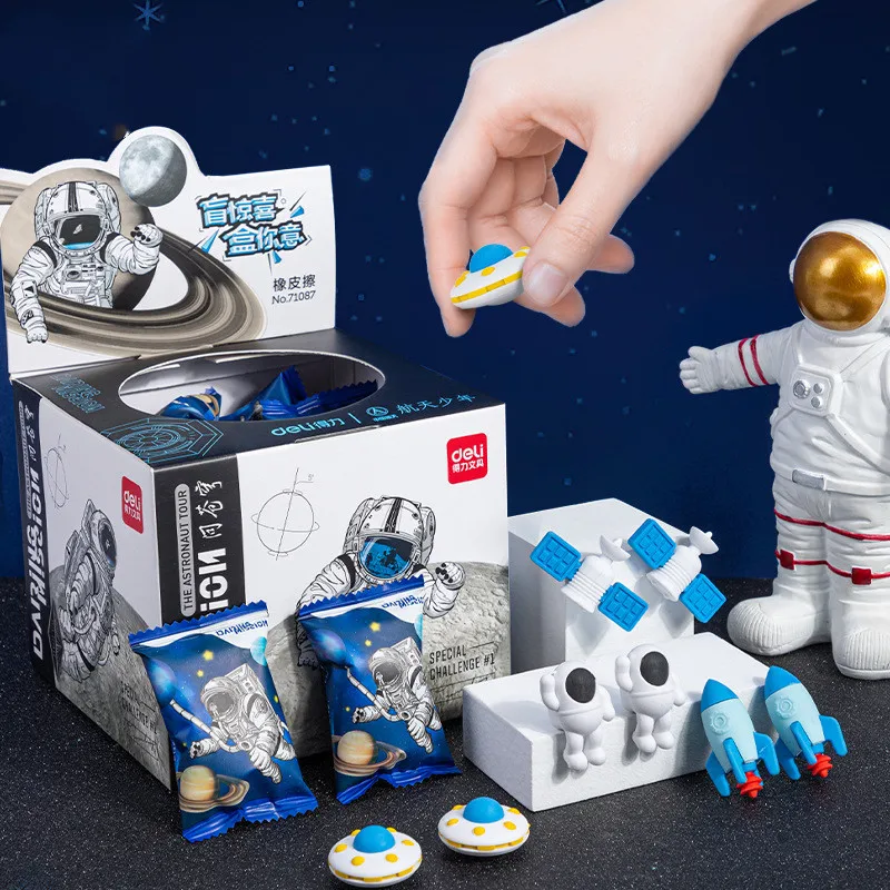 2pcs Blind Box Eraser China Aerospace Eraser Insert Rocket Astronaut Children's Eraser
2pcs Blind Box Eraser China Aerospace Eraser Insert Rocket Astronaut Children's Eraser