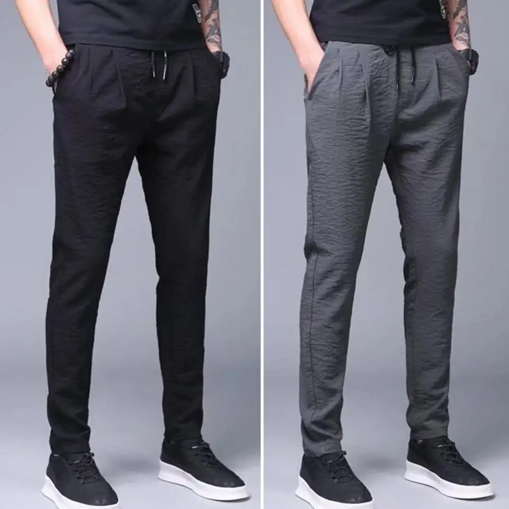 Stylish Men Trousers Male Relaxed Fit Summer Loose Mid-rise Pants Men Pants Pockets
Stylish Men Trousers Male Relaxed Fit Summer Loose Mid-rise Pants Men Pants Pockets