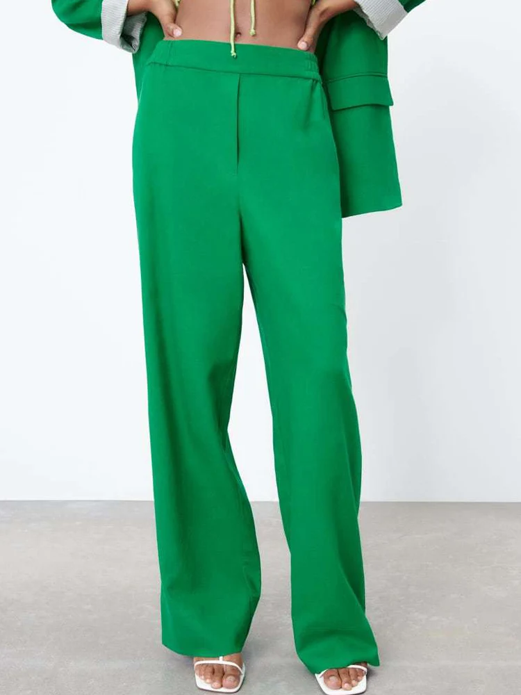 Kumsvag 2022 Summer Women Casual Linen Wide Leg Pants Fashion Solid Button Zipper Female Elegant Street Pant Trousers Clothing
Kumsvag 2022 Summer Women Casual Linen Wide Leg Pants Fashion Solid Button Zipper Female Elegant Street Pant Trousers Clothing