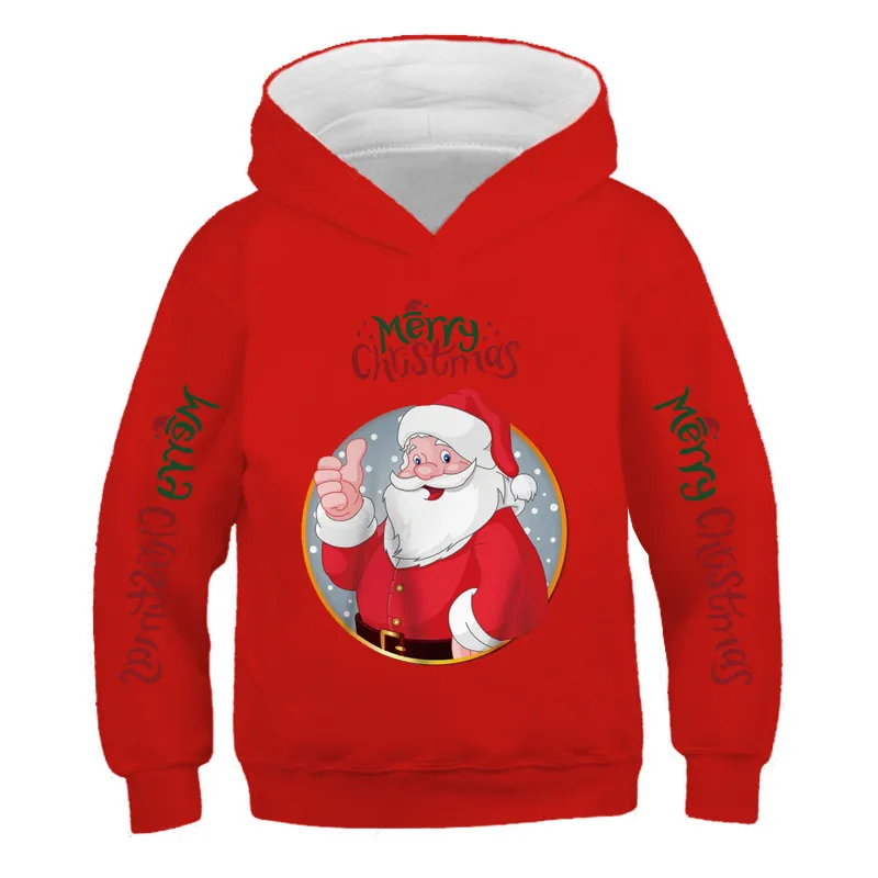Весенне-Осенняя детская толстовка с капюшоном «Санта-Клаус»
Весенне-Осенняя детская толстовка с капюшоном «Санта-Клаус»