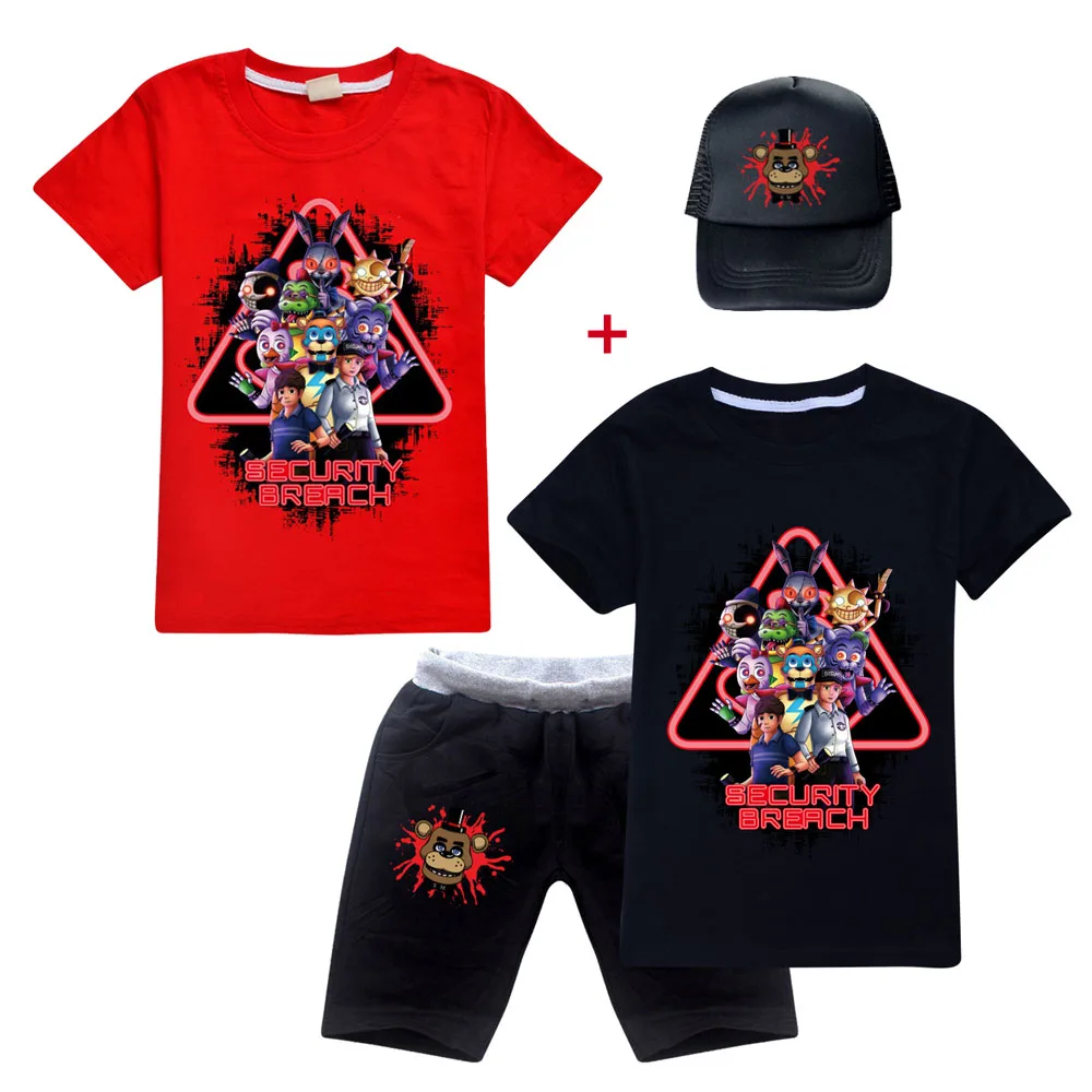 Nightmare Print Girls Boys Clothes Set Summer Kids Tshirt Pants Casual Sport Suits 2pcs Security Breach Outfits Children's 2-14Y
Nightmare Print Girls Boys Clothes Set Summer Kids Tshirt Pants Casual Sport Suits 2pcs Security Breach Outfits Children's 2-14Y