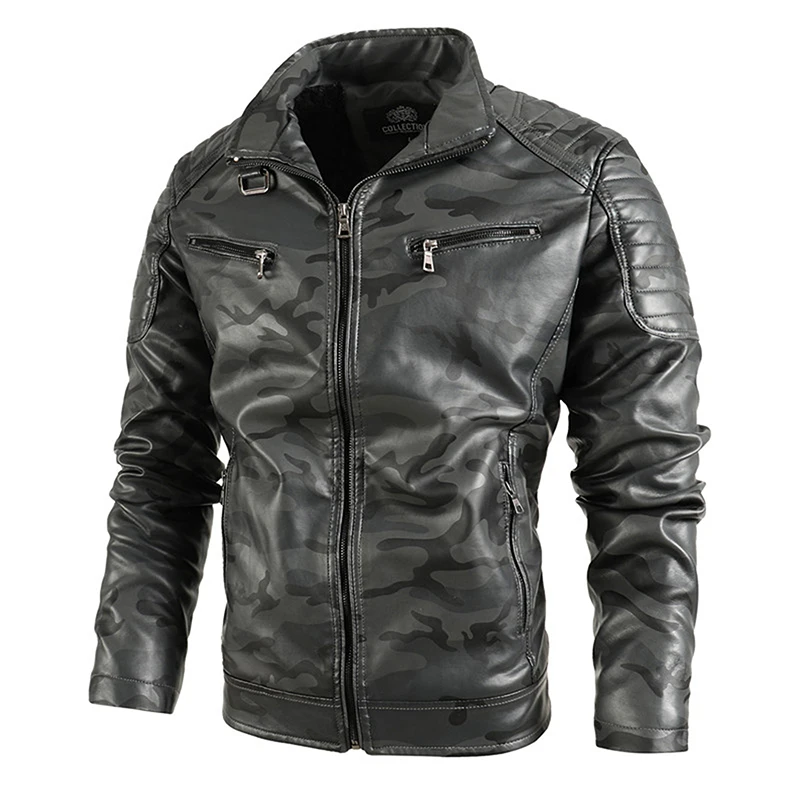 Men Pu Leather Jacket Spring And Autumn 2021 New Men's Fashion Jackets Trend Decorative Motorcycle Leather Coat High Quality
Men Pu Leather Jacket Spring And Autumn 2021 New Men's Fashion Jackets Trend Decorative Motorcycle Leather Coat High Quality