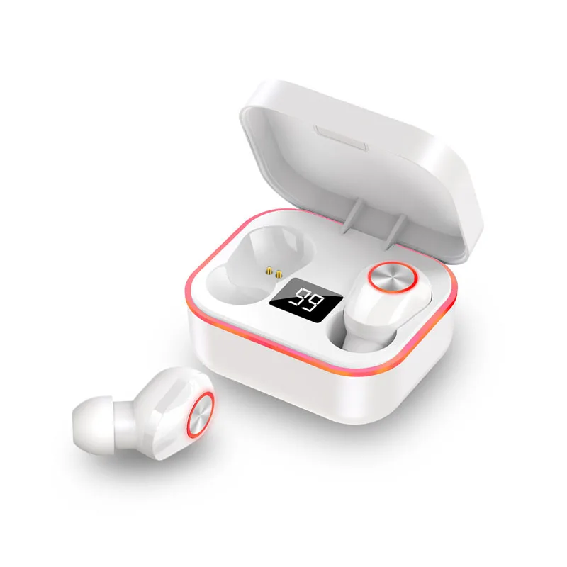 

M8 Wireless Bluetooth Headphones Noise Canceling Waterproof Sports Earphones Handfree HiFi Stereo Headsets with Breathing Light