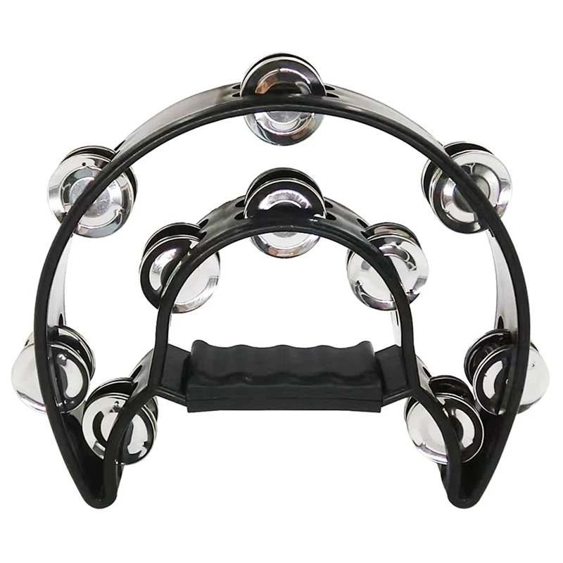 Tambourine, Hand Held Percussion Double Row Tambourine Metal Jingles Musical Instrument Gifts
Tambourine, Hand Held Percussion Double Row Tambourine Metal Jingles Musical Instrument Gifts