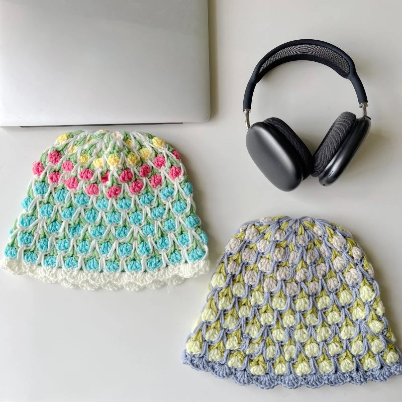 Разноцветные вязаные вручную Панамы тюльпан женские осенне-зимние новые толстые вязаные универсальные термошапки с большой головкой
Разноцветные вязаные вручную Панамы тюльпан женские осенне-зимние новые толстые вязаные универсальные термошапки с большой головкой