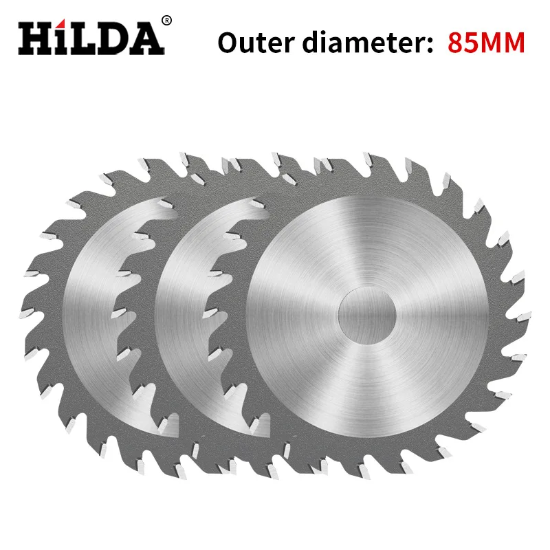 TCT alloy woodworking multifunctional saw blade household mini electric circular saw woodworking saw blade 85 x10mm 24 tooth
TCT alloy woodworking multifunctional saw blade household mini electric circular saw woodworking saw blade 85 x10mm 24 tooth