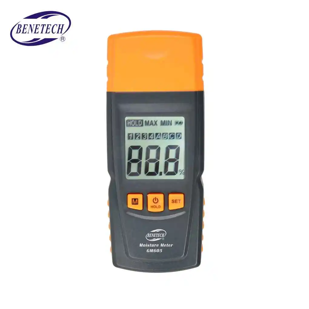 GM605 LCD Digital Wood Moisture Meter Humidity Tester 0~41% Timber Damp Detector
GM605 LCD Digital Wood Moisture Meter Humidity Tester 0~41% Timber Damp Detector