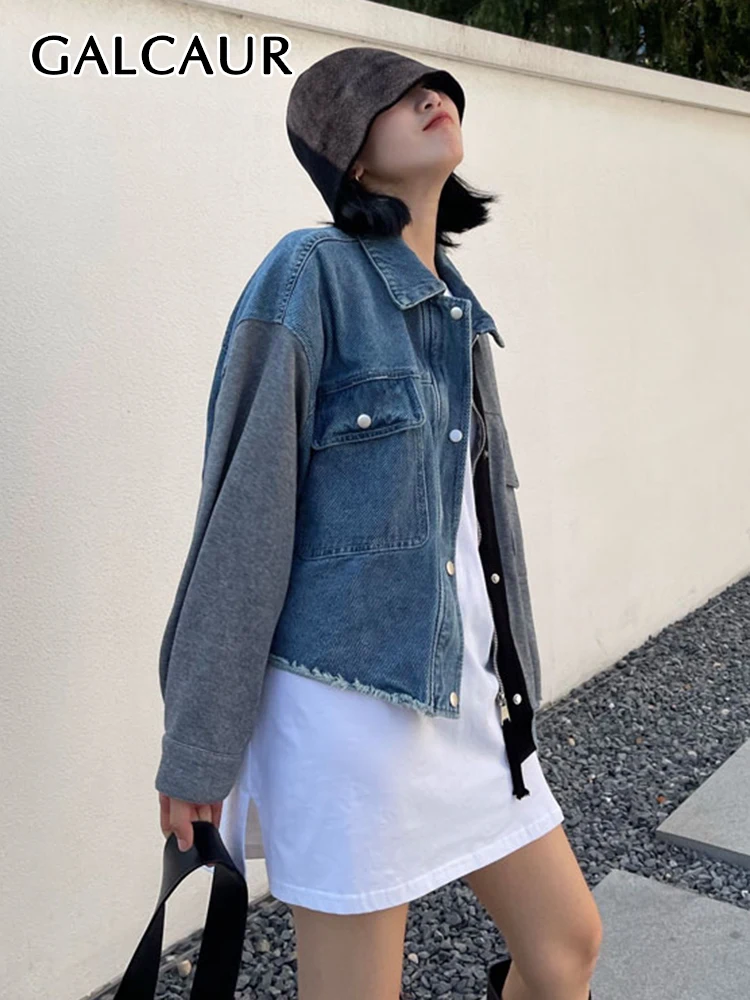 GALCAUR Casual Loose Colorblock Patchwork Jacket Female Hooded Long Sleeve Fashion Streetwear Coat For Women Autumn Style 2022
GALCAUR Casual Loose Colorblock Patchwork Jacket Female Hooded Long Sleeve Fashion Streetwear Coat For Women Autumn Style 2022