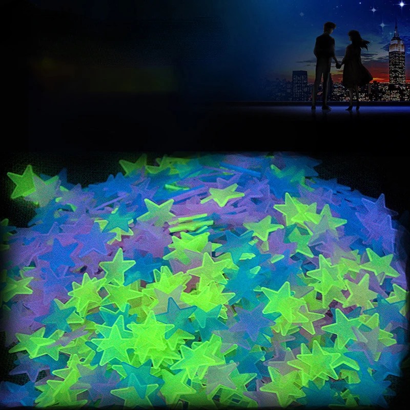 50Pcs Luminous 3D Stars Glow In The Dark Wall Stickers For Kids Baby Rooms Bedroom Ceiling Home Decor Fluorescent Star Stickers 
50Pcs Luminous 3D Stars Glow In The Dark Wall Stickers For Kids Baby Rooms Bedroom Ceiling Home Decor Fluorescent Star Stickers