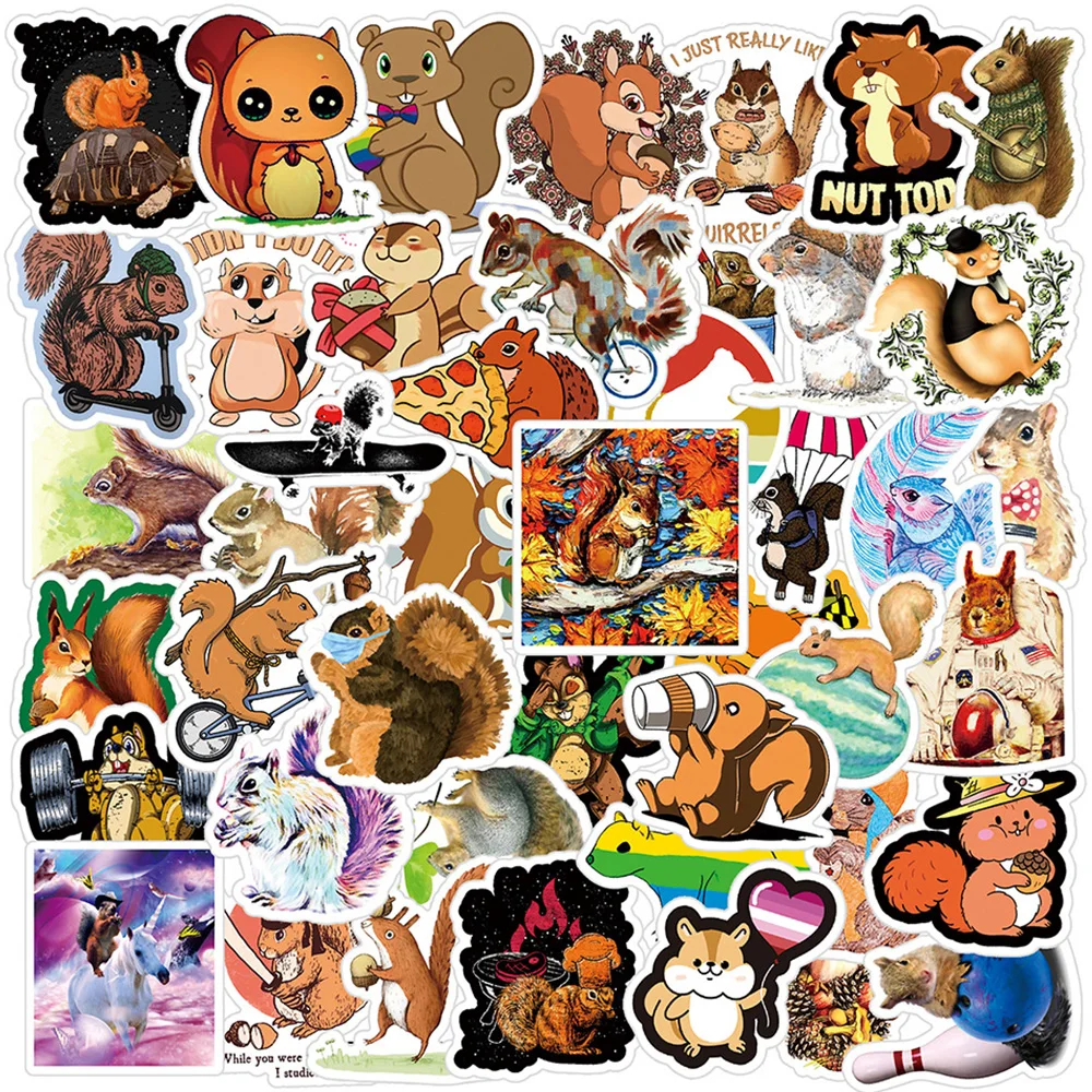10/30/50pcs Cute Cartoon Squirrel Stickers Decals DIY Laptop Tablet Water Bottle Waterproof Grafiti Funny Sticker for Kids Toys
10/30/50pcs Cute Cartoon Squirrel Stickers Decals DIY Laptop Tablet Water Bottle Waterproof Grafiti Funny Sticker for Kids Toys