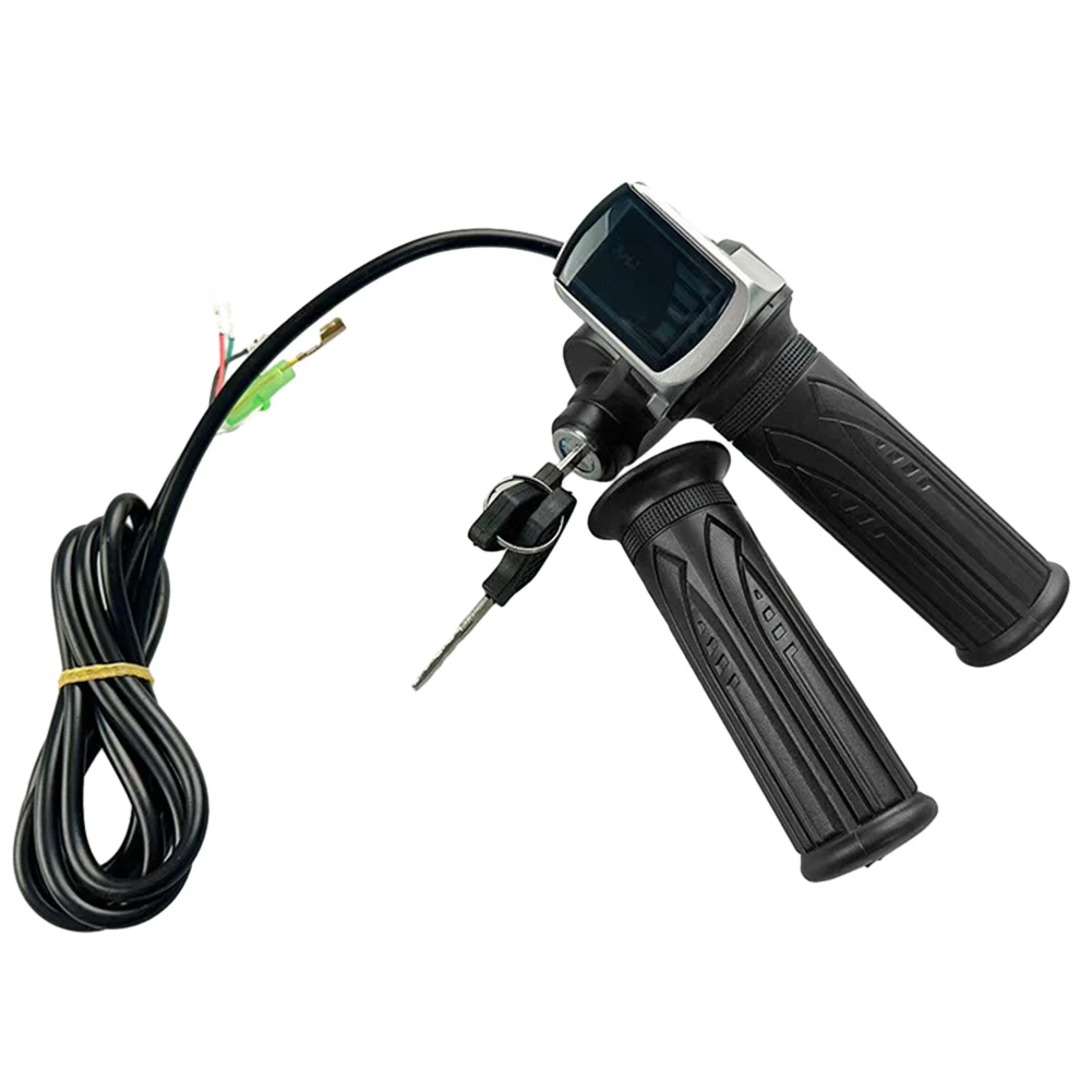 36/48V E-Bike Throttle Accelerator Electric Scooter Grip Handlebar With LED Display Electric Bicycle Accessories
36/48V E-Bike Throttle Accelerator Electric Scooter Grip Handlebar With LED Display Electric Bicycle Accessories