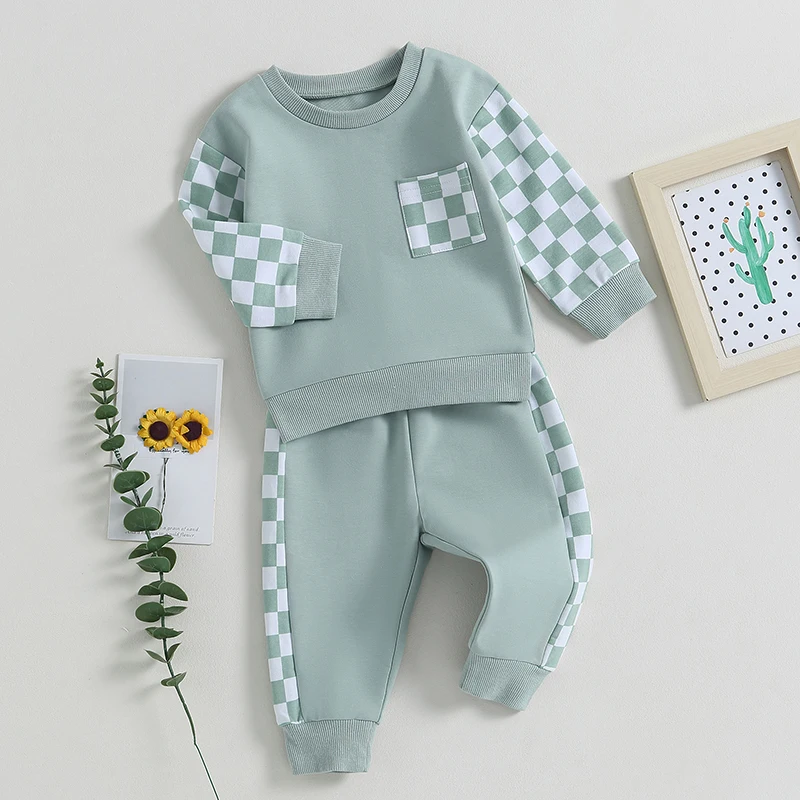 Fashion Toddler Boys Girls Fall Outfits Soft Cotton Casual Long Sleeve Sweatshirts Pullovers+Long Pants 2PCS Kids Clothes Set
Fashion Toddler Boys Girls Fall Outfits Soft Cotton Casual Long Sleeve Sweatshirts Pullovers+Long Pants 2PCS Kids Clothes Set