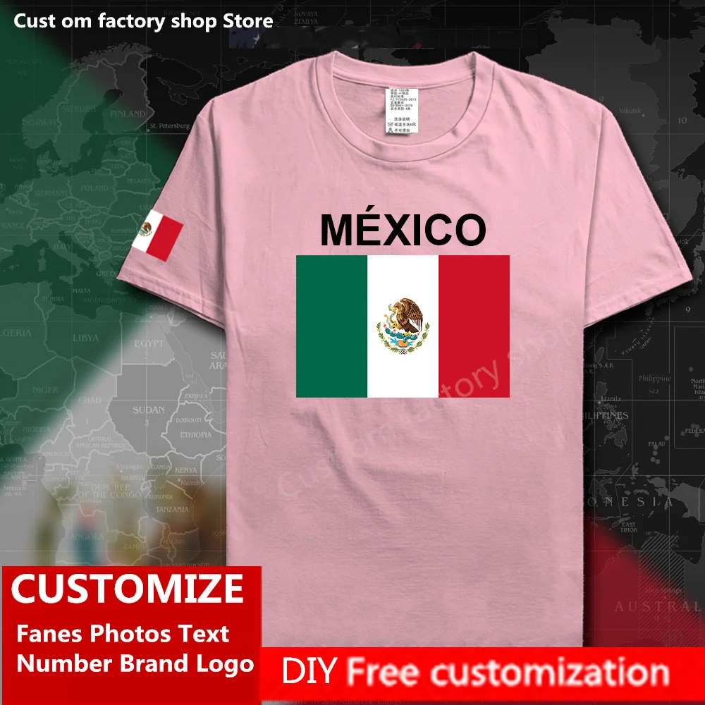 Мексиканская Мужская футболка на заказ Джерси фанаты имя номер бренд логотип