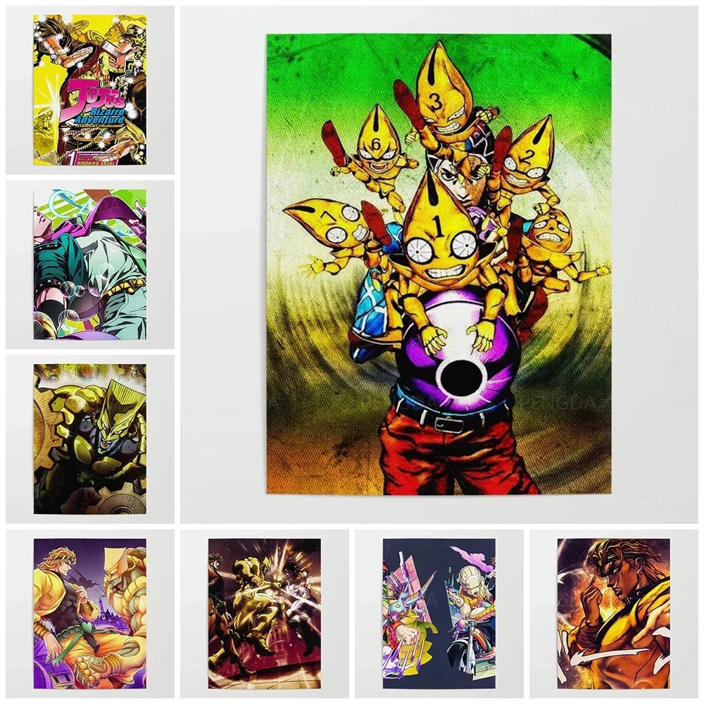 Hd Home Decoration Anime Canvas Painting Pictures Wall Art Prints Modular Jojo Bizarre Adventure Poster For Boy Room No Frame
Hd Home Decoration Anime Canvas Painting Pictures Wall Art Prints Modular Jojo Bizarre Adventure Poster For Boy Room No Frame