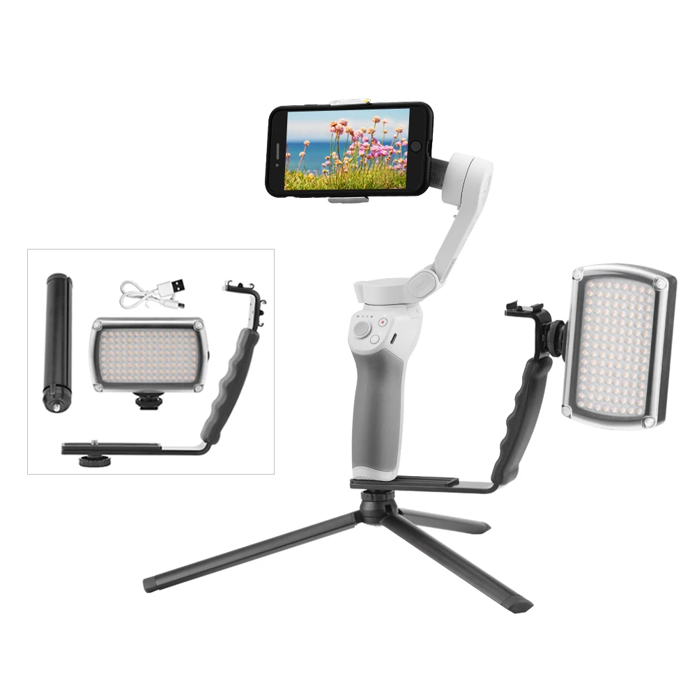 L-образный держатель ручки для DJI OM 4 LED светильник для DJI OSMO Mobile 2 3 Zhiyun Smooth 4 Feiyu
L-образный держатель ручки для DJI OM 4 LED светильник для DJI OSMO Mobile 2 3 Zhiyun Smooth 4 Feiyu