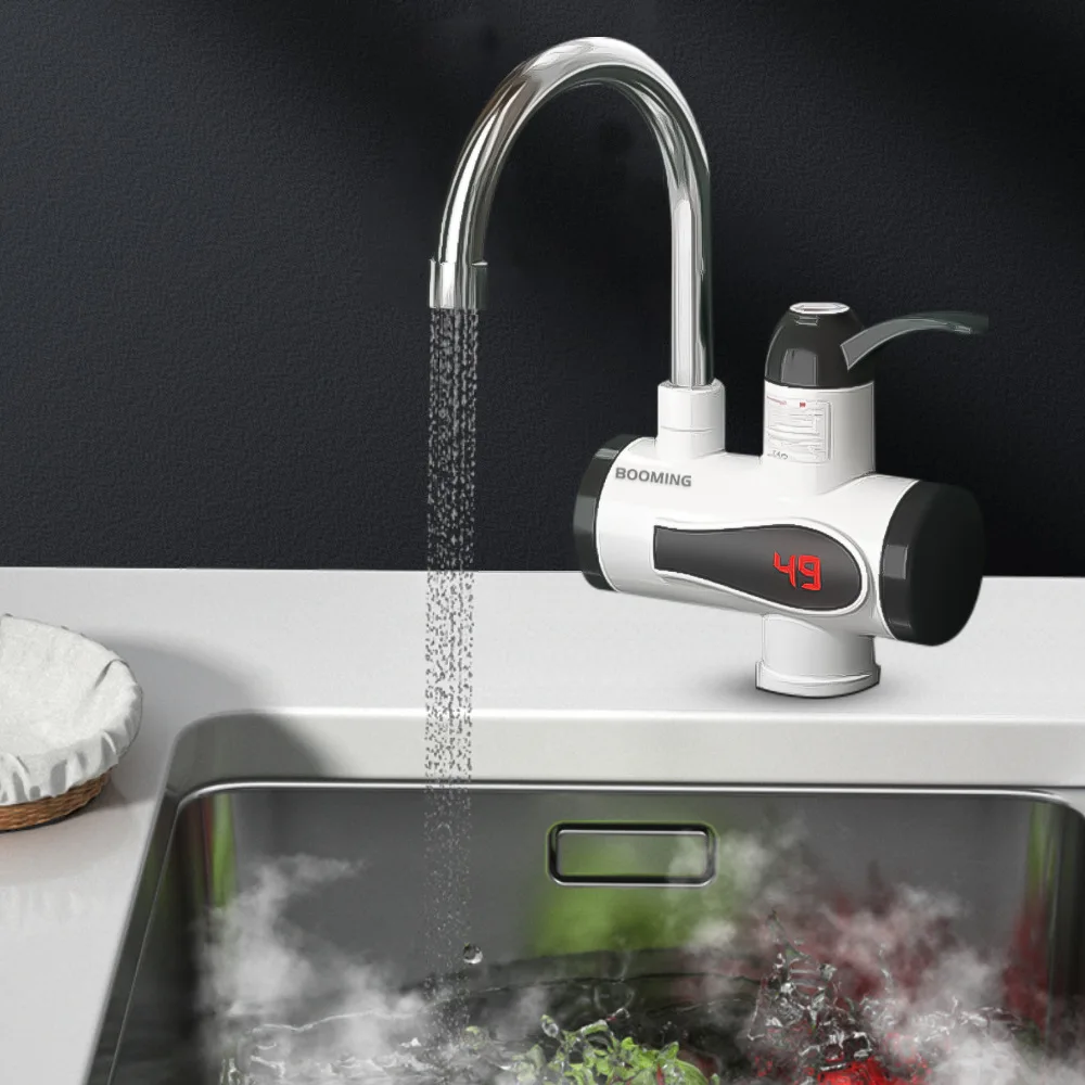 Electric Faucet Water Heater Temperature Display Instant Hot Water Heaters Kitchen Tankless Water Heating
Electric Faucet Water Heater Temperature Display Instant Hot Water Heaters Kitchen Tankless Water Heating