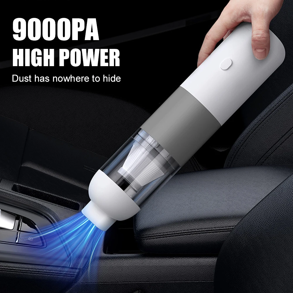 9000PA Cordless Car Vacuum Cleaner Rechargeable Home & Car Dual Use Vacuum Cleaner With Built-in Battrery Portable Cleaning Tool
9000PA Cordless Car Vacuum Cleaner Rechargeable Home & Car Dual Use Vacuum Cleaner With Built-in Battrery Portable Cleaning Tool